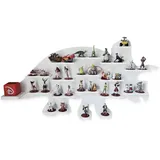 Moliland Sammlervitrine Fächer Setzkasten Holz Sammelbox Dinosaurier Triceratops Audio-Figurendisplay, Kinderzimmerregal, Kinderzimmerdekoration, Hängeregal für Zubehör und Spielzeug