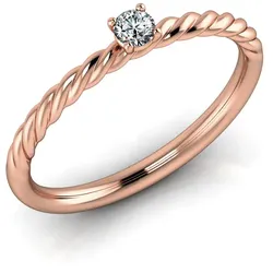 Verlobungsring VR19 585er Rotgold - 0001