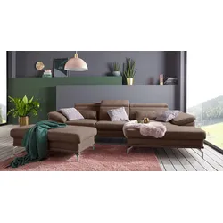Polsterhocker SIT & MORE "Scorpio", braun, B:138cm H:46cm T:71cm, Hocker, inklusive Federkern