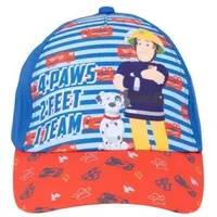 UNITED LABELS Feuerwehrmann Sam Cap für Kinder, Blau Rot,