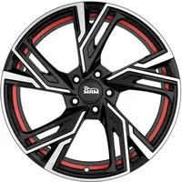 mam wheels RS5 7 x 16 5 x 112 ET40 MB66,6 Schwarz/Rot