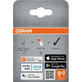 OSRAM SMART+ WiFi SPECIAL PIN CL 30 LED-Lampe mit Retrofit-Stecksockel G9, 3,5W, 320lm, 2700K bis 6500K, Weißlichtfunktion, dimmbar, lange Lebensd...