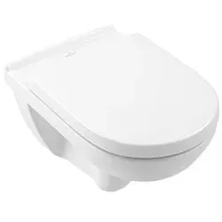 Villeroy & Boch O.NOVO Combi Pack 5660D301 weiß, mit WC, WC-Sitz, WC-Element, Drückerplatte