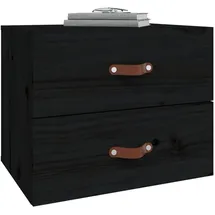 vidaXL Hängenachtschrank 50 x 36 x 40 cm Schwarz