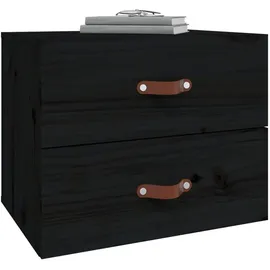vidaXL Hängenachtschrank 50 x 36 x 40 cm Schwarz