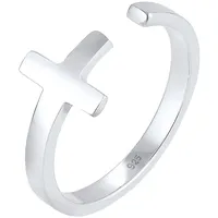 Elli Ring Damen Kreuz in Silber | Gr.: onesize