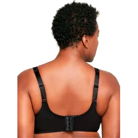 GLAMORISE Damen, 1003 Minimizer Bra, schwarz, 80H - 80H