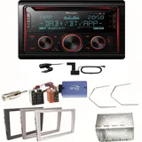 Pioneer FH-S820DAB DAB+ Bluetooth Einbauset für Opel Vectra C Signum Corsa Combo