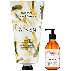 Apoem Geschenkset Mini - Restore Hand Cream + Replenish Body Oil Geschenksets 2 ct