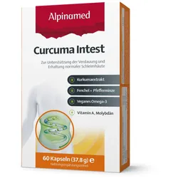 Alpinamed Curcuma Intest für eine gute Verdauung – Vegan Kapseln 60 St 60 St Kapseln