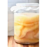 Kombuchaorganic® Unique Cultures Scoby Kombucha, 3 Liter, mittelgroß, zertifiziert biologisch, Laborgeprüft
