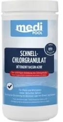 mediPOOL Schnell-Chlorgranulat, sofortige Wirkung 0501501MP , 1 kg - Dose