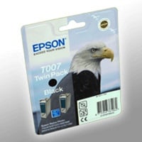 Epson T007 schwarz 2er Pack