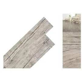 vidaXL PVC Laminat Dielen Selbstklebend 5,21 m2 2 mm Eiche Gewaschen