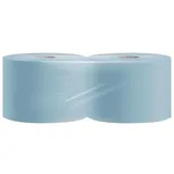 ELOS Putztuch ELOwipe L L.ca.225 mmxB.ca.360mm blau 3-lagig 2 Rl.à 1000 Bl.