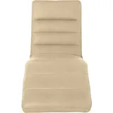W.Schillig Relaxliege daily dreams Leder/Polyester 65 x 91 x 170 cm beige mit Kissen