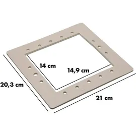 Gre Doppelskimmerdichtung Blau 230 mm