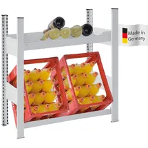 Proregal Weinregal 82,5 x 81 x 33,5 cm Lichtgrau