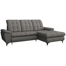 Mirjan24 Ecksofa Dunkelgrau, 5-Sitzer, L-Form,L-Form, 260x182 cm, Wohnzimmer, Sofas & Couches, Wohnlandschaften, Ecksofas