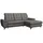 Mirjan24 Ecksofa Dunkelgrau, 5-Sitzer, L-Form,L-Form, 260x182 cm, Wohnzimmer, Sofas & Couches, Wohnlandschaften, Ecksofas