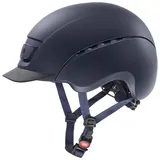 uvex elexxion Plus - robuster Reithelm für Damen und Herren - individuelle Größenanpassung - optimale Belüftung - Navy matt - 59 cm