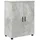 vidaXL Badezimmerschrank mit Speicher 60 x 35 x 80 cm Grau Metall