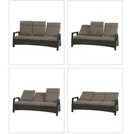 Siena Garden Corido Loungesofa grau