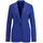 GOLDNER Kurzgröße: Damenblazer mit Reverskragen und Paspeltaschen", in royalblau | Gr.: 19