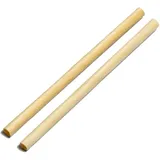 #IAMPLASTICFREE 500 Stück Nachhaltige Trinkhalme aus Kiefernholz 6x130mm - Nachhaltige Strohhalme, Röhrle, hitzeresistent, biologisch abbaubar