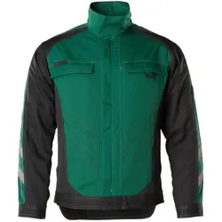 Arbeitsjacke "FULDA" Unique - L - grün/schwarz