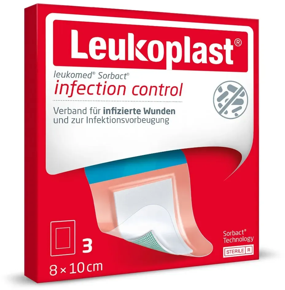 Leukoplast® Leukomed® Sorbact® infection control 3 St