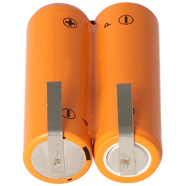 AccuCell Rasiererakku NiMH 2,4V 1200mAh mit Lötfahnen ersetzt Philips 138 10609