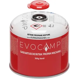evocamp 2x Propan Butan Gaskartusche 300g Schraubventil für Weber