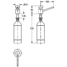KWC Seifenspender AR 1 l
