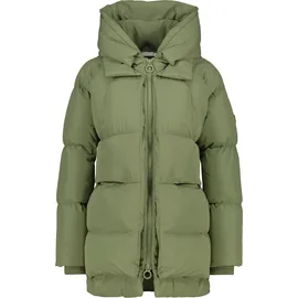 Alife & Kickin alife and kickin LykkeAK A Puffer Parka Damen Steppjacke, Winterjacke gefütterte Jacke & Grau - L