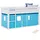 Homestyle4u Hochbett 90 x 200 cm Kiefer massiv lackiert blau