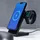 Crong Crong, 3-in-1 Qi Ladegerät iPhone/Watch/AirPods MagSpot, Schwarz - Schwarz