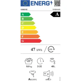 Gorenje WNEI86APS Waschmaschine (8 kg, 1600 U/min)