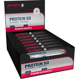 Sponser Proteinriegel Schokolade Riegel 25 x 50 g