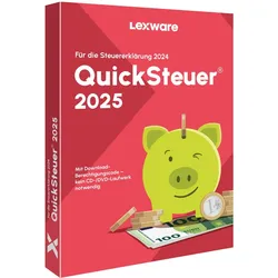 Lexware QuickSteuer 2025, für die Steuererklärung 2024