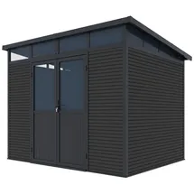 Weide Gartenhaus 2,18 x 2,78 m Anthrazit