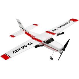 Jamara RC-Flugzeug Cessna 182 2,4GHz Gyro 2CH RtF rot (410190)