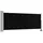 vidaXL Seitenmarkise 100 x 300 cm Schwarz Eisen