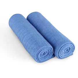 BestLivings Microfaser Geschirrtuch Sunshine 65 x 45 cm 4er Pack Blau