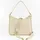 Valentino Never Hobo Bag Synthetik Beige/Weiß