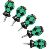 WERA Stubby Set 1 Schraubendrehersatz, 5-tlg. (05008870001)