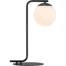 NORDLUX Tischleuchte "Grant", schwarz (schwarz, weiß), Ø 14,5cm H: 41cm, Lampen