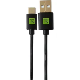 TECHLY USB-A auf USB-C 0,1 m Schwarz