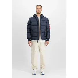 Alpha Industries Hooded Puffer Alpha FD blau M
