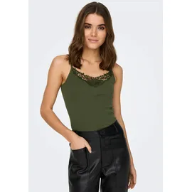 Only Spitzentop ONLY "ONLKIRA – Doppelpack mit Spitzendetail für feminine Looks", Damen, Gr.